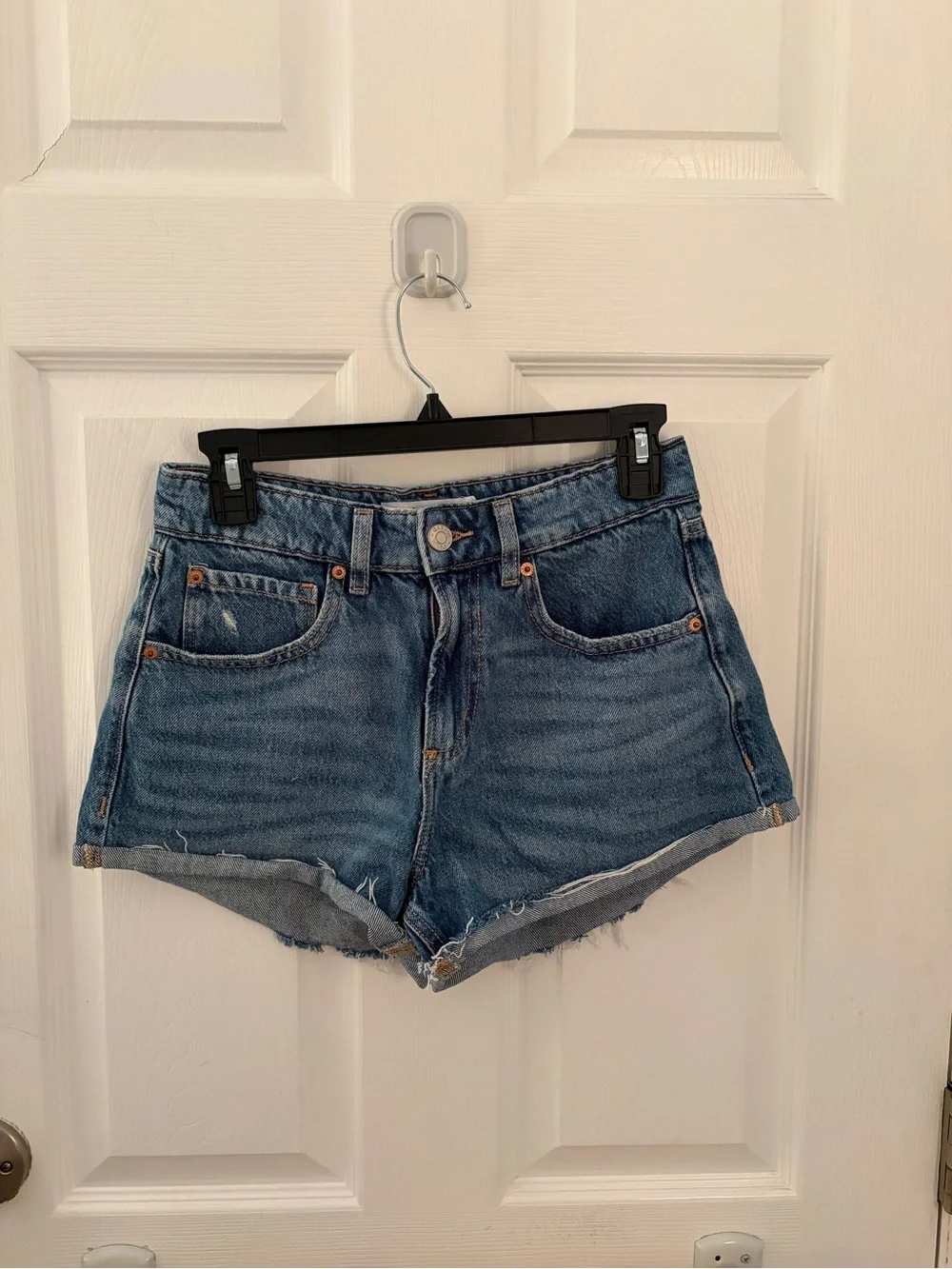 Garage Blue Denim Cutoff Shorts